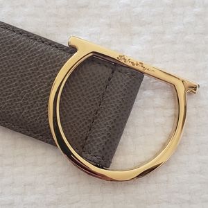 SOLD - FERRAGAMO Women's Belt in Taupe - Size 90